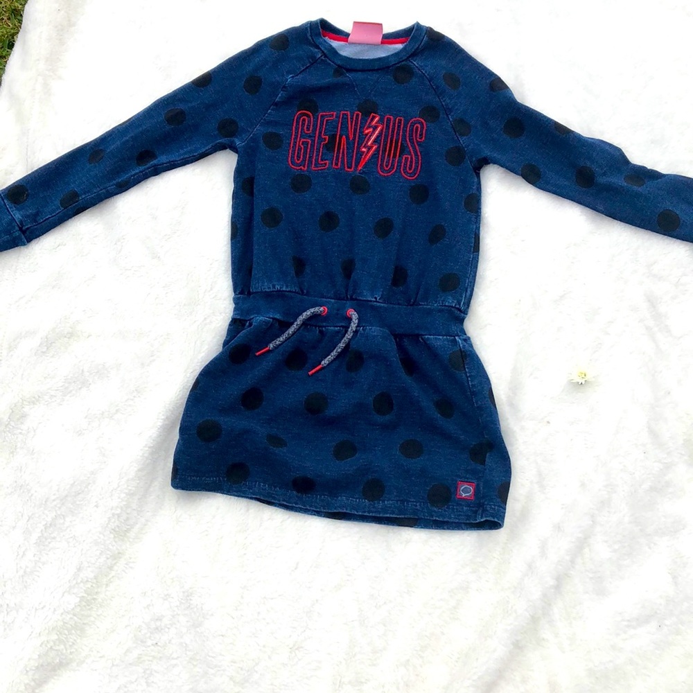 Long sleeve denim dress